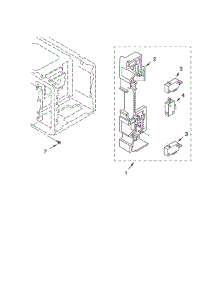 Latch Board parts for Whirlpool Microwave MT4110XKB0 from AppliancePartsPros.com