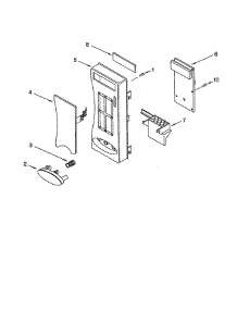 Control Panel parts for Whirlpool Microwave MT1100SHB0 from AppliancePartsPros.com