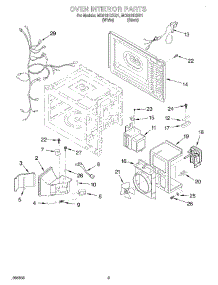 02 - Oven Interior parts for Whirlpool Microwave MC8131XEQ1 from AppliancePartsPros.com