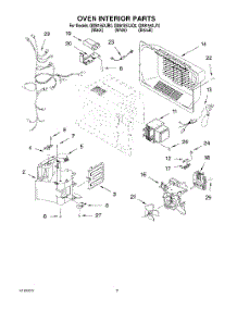 02 - Oven Interior parts for Whirlpool Microwave GM8155XJB0 from AppliancePartsPros.com
