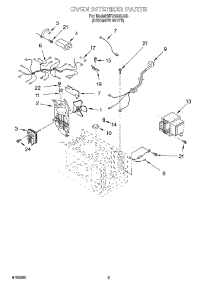 05 - Oven Interior parts for Whirlpool Microwave MT0150SJQ0 from AppliancePartsPros.com