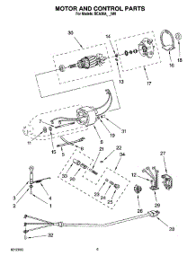 04 - Motor And Control Parts, Accessory Parts parts for Whirlpool Mixer BEA30AVAIM0 from AppliancePartsPros.com