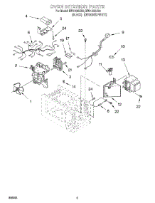 05 - Oven Interior parts for Whirlpool Microwave MT2140SJB0 from AppliancePartsPros.com