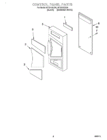 02 - Other Dimensions, Cooktop Finish parts for Whirlpool Microwave MT2210SJQ0 from AppliancePartsPros.com