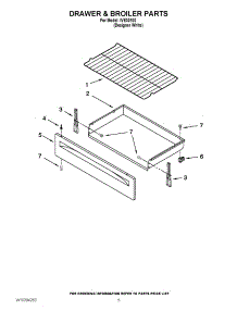 04 - Drawer & Broiler Parts parts for Whirlpool Range IVE30100 from AppliancePartsPros.com