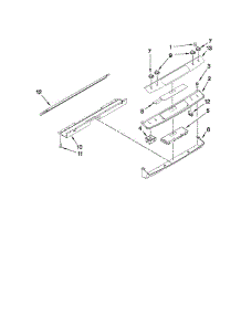 Control Panel parts for Whirlpool Range GY399LXUS04 from AppliancePartsPros.com