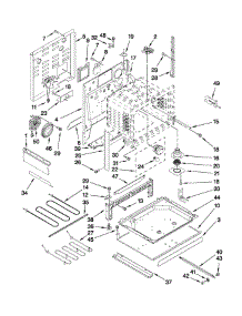 Chassis parts for Whirlpool Range GY399LXUS04 from AppliancePartsPros.com