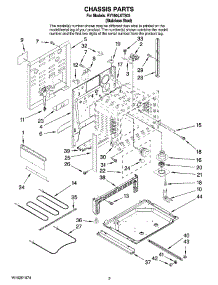 03 - Chassis Parts parts for Whirlpool Range RY160LXTS03 from AppliancePartsPros.com