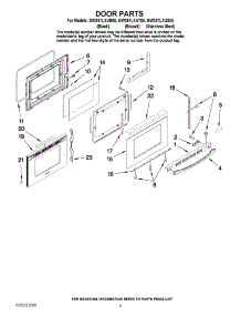 04 - Door Parts parts for Whirlpool Range GW397LXUT05 from AppliancePartsPros.com