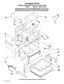 02 - Chassis Parts parts for Whirlpool Range GW397LXUB05 from AppliancePartsPros.com