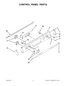 02 - Control Panel Parts parts for Whirlpool Range RY160LXTQ02 from AppliancePartsPros.com