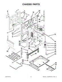 03 - Chassis Parts parts for Whirlpool Range RY160LXTQ02 from AppliancePartsPros.com