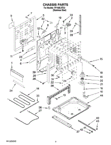03 - Chassis Parts parts for Whirlpool Range RY160LXTS3 from AppliancePartsPros.com