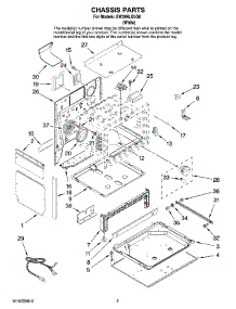 02 - Chassis Parts parts for Whirlpool Range GW399LXUQ6 from AppliancePartsPros.com