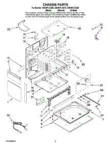 02 - Chassis Parts parts for Whirlpool Range GW397LXUS5 from AppliancePartsPros.com