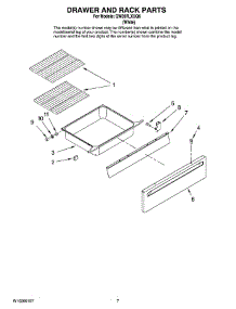 05 - Drawer And Rack Parts parts for Whirlpool Range GW397LXUQ6 from AppliancePartsPros.com