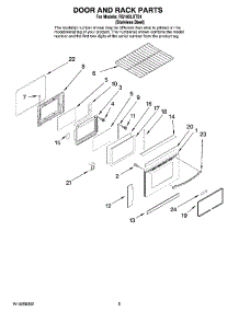 04 - Door And Rack Parts, Optional Parts (Not Included) parts for Whirlpool Range RS160LXTS1 from AppliancePartsPros.com
