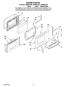 04 - Door Parts parts for Whirlpool Range GW399LXUB1 from AppliancePartsPros.com