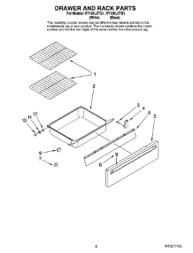 05 - Drawer And Rack Parts parts for Whirlpool Range RY160LXTB1 from AppliancePartsPros.com