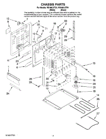03 - Chassis Parts parts for Whirlpool Range RS160LXTB1 from AppliancePartsPros.com