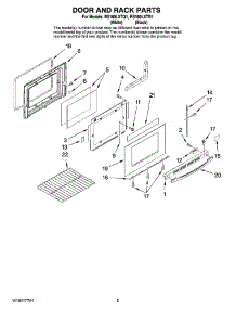 04 - Door And Rack Parts, Optional Parts (Not Included) parts for Whirlpool Range RS160LXTB1 from AppliancePartsPros.com