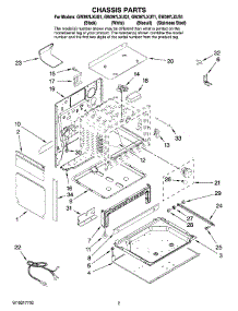 02 - Chassis Parts parts for Whirlpool Range GW397LXUT1 from AppliancePartsPros.com