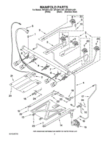 03 - Manifold Parts parts for Whirlpool Range WFG381LVQ1 from AppliancePartsPros.com