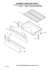 06 - Drawer & Broiler Parts parts for Whirlpool Range WFG374LVB0 from AppliancePartsPros.com