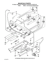 03 - Manifold Parts parts for Whirlpool Range WFG374LVQ1 from AppliancePartsPros.com