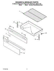 06 - Drawer & Broiler Parts, Optional Parts parts for Whirlpool Range WFG371LVS1 from AppliancePartsPros.com