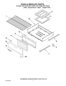 05 - Oven & Broiler Parts parts for Whirlpool Range WFG114SVB0 from AppliancePartsPros.com