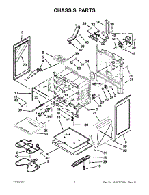 03 - Chassis Parts parts for Whirlpool Range YWFE381LVB0 from AppliancePartsPros.com