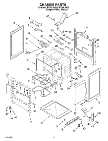03 - Chassis parts for Whirlpool Range RF380LXKT0 from AppliancePartsPros.com