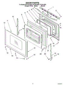 05 - Door parts for Whirlpool Range RF379LXKQ0 from AppliancePartsPros.com