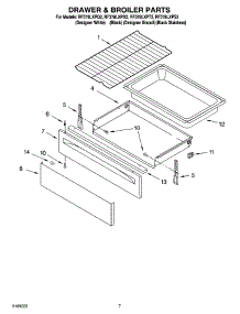 05 - Drawer & Broiler Parts, Optional Parts parts for Whirlpool Range RF378LXPB2 from AppliancePartsPros.com