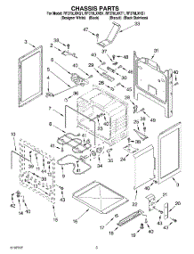 03 - Chassis Parts parts for Whirlpool Range RF378LXKB1 from AppliancePartsPros.com