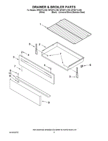 06 - Drawer & Broiler Parts parts for Whirlpool Range WFG371LVB0 from AppliancePartsPros.com