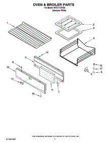 05 - Oven & Broiler Parts parts for Whirlpool Range WFG111SVQ0 from AppliancePartsPros.com