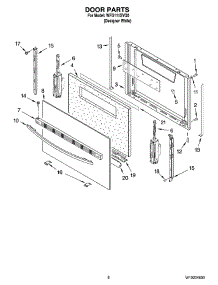 06 - Door Parts, Optional Parts (Not Included) parts for Whirlpool Range WFG111SVQ0 from AppliancePartsPros.com