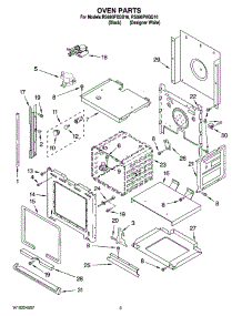 02 - Oven Parts parts for Whirlpool Range RS696PXGQ16 from AppliancePartsPros.com