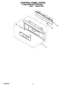 03 - Control Panel Parts parts for Whirlpool Range RS696PXGQ16 from AppliancePartsPros.com