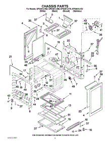 04 - Chassis Parts parts for Whirlpool Range GFG461LVS0 from AppliancePartsPros.com