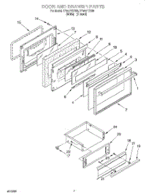 06 - Door And Drawer parts for Whirlpool Range SF387PEYW8 from AppliancePartsPros.com