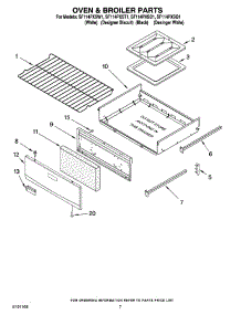 05 - Oven & Broiler Parts parts for Whirlpool Range SF114PXSB1 from AppliancePartsPros.com
