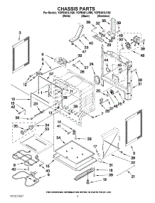 03 - Chassis Parts parts for Whirlpool Range YGFE461LVB0 from AppliancePartsPros.com
