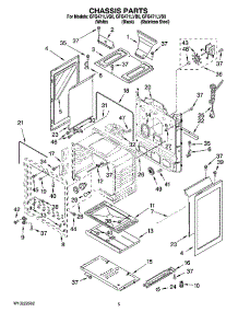04 - Chassis Parts parts for Whirlpool Range GFG471LVS0 from AppliancePartsPros.com