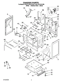 03 - Chassis Parts parts for Whirlpool Range GFE471LVS0 from AppliancePartsPros.com