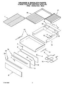 04 - Drawer & Broiler Parts parts for Whirlpool Range YGFE471LVQ0 from AppliancePartsPros.com