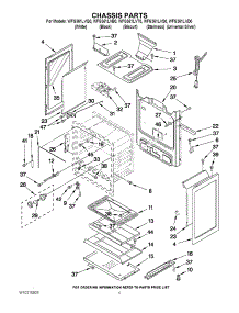 04 - Chassis Parts parts for Whirlpool Range WFG361LVS0 from AppliancePartsPros.com