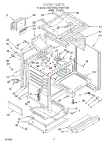05 - Oven parts for Whirlpool Range SF387PEYN8 from AppliancePartsPros.com